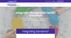 Desktop Screenshot of integrated-standards.com